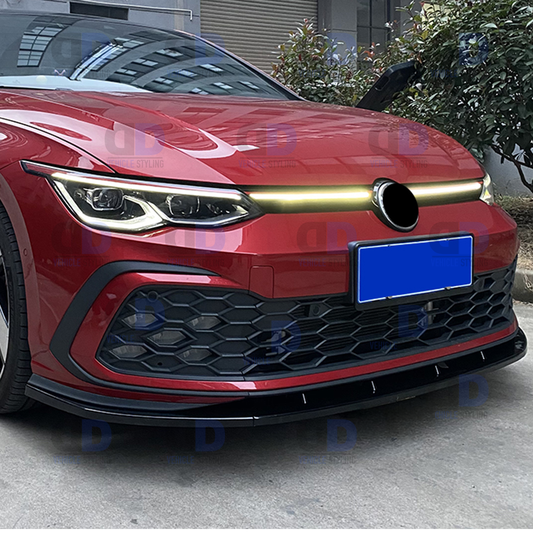 VW Golf GTI mk8 2020+ Front Lip Splitter