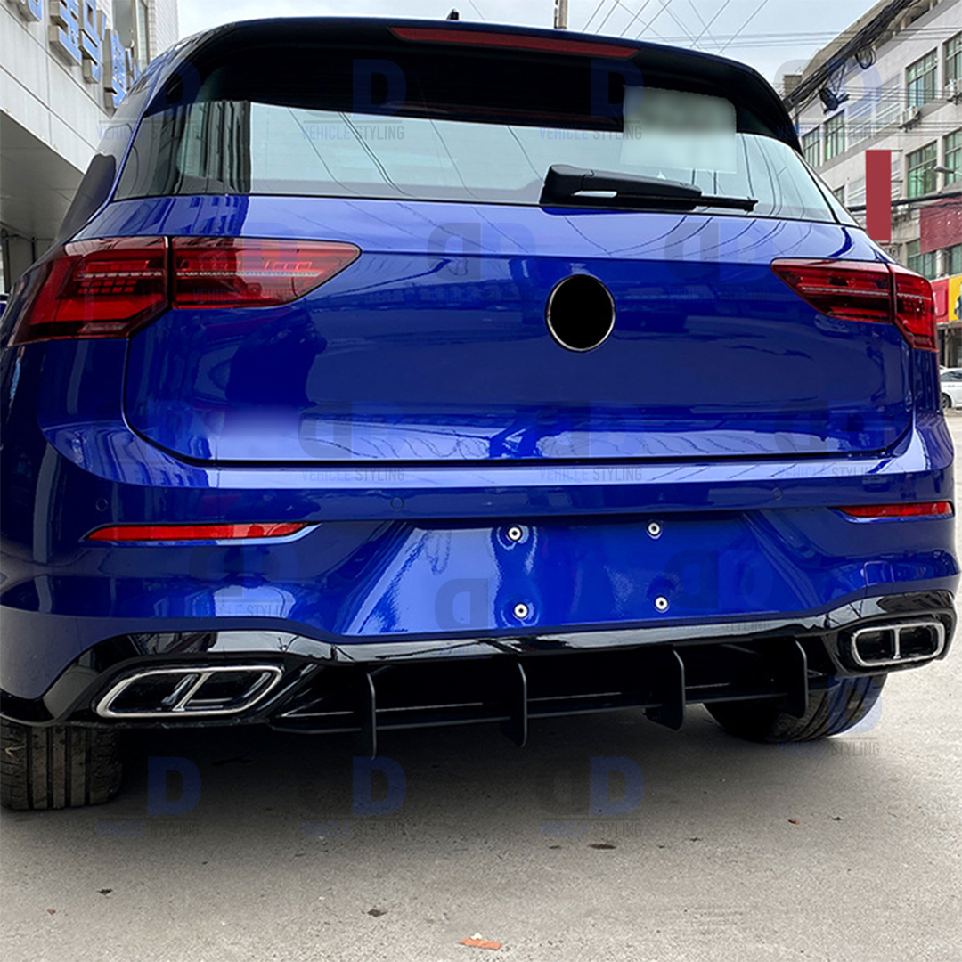 VW Golf mk8 2020+ Rear Blade Diffuser